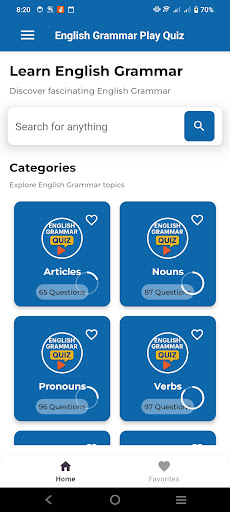 English Grammar Play Quiz ekran görüntüsü