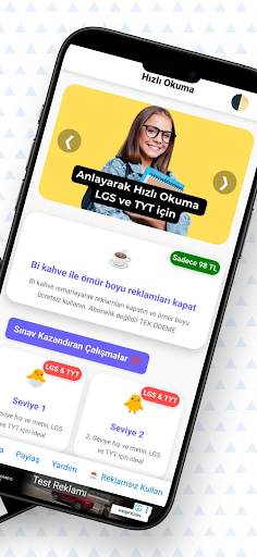 Hızlı Okuma Egzersizleri ekran görüntüsü