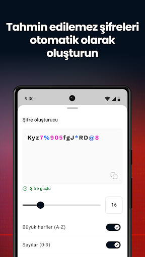 MEGA Pass Şifre Yöneticisi ekran görüntüsü