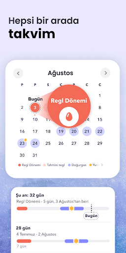 Takvimim - Adet Döngüsü ekran görüntüsü
