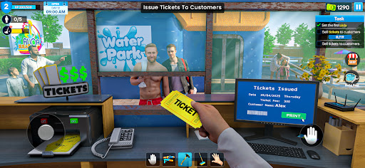 Waterpark Swimming Simulator ekran görüntüsü