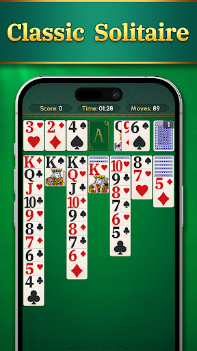 Solitaire:Classic Deluxe Cards ekran görüntüsü