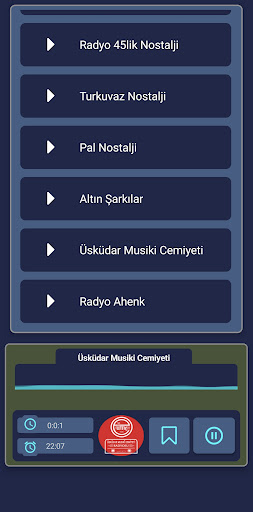 Türk Sanat Müziği Radyoları ekran görüntüsü