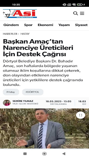 Asi Gazetesi ekran görüntüsü