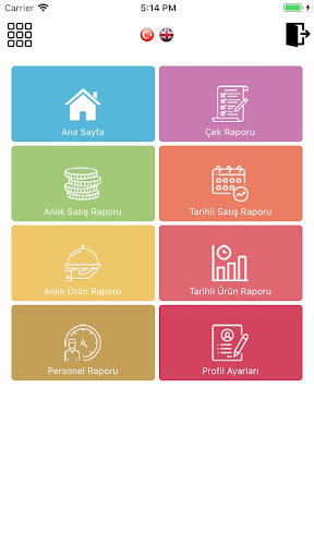 Orion Mobil Rapor ekran görüntüsü