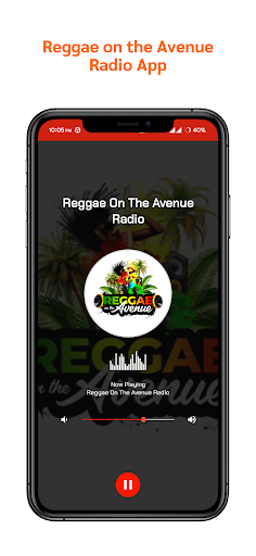Reggae on the Avenue Radio App ekran görüntüsü
