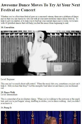 How to Dance At a Concert ekran görüntüsü