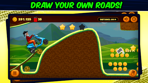 Road Draw: Moto Climb Race ekran görüntüsü