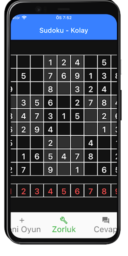 Türkçe Sudoku ekran görüntüsü