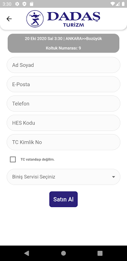Dadaş Turizm ekran görüntüsü