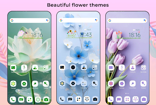 Flower Launcher, beauty themes ekran görüntüsü