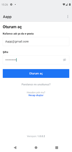 Aapp ekran görüntüsü