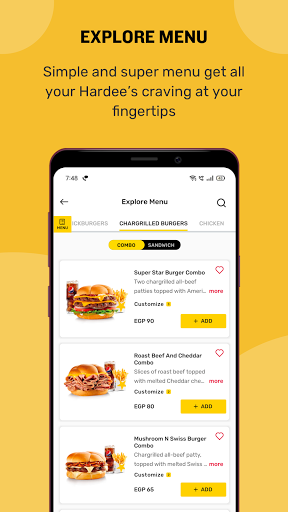 Hardee's Egypt - Order Online ekran görüntüsü