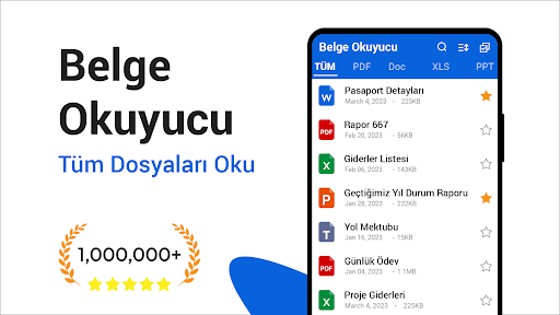 Belge Okuyucu - PDF, DOC, XLSX ekran görüntüsü