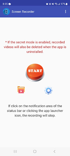 Simple Secret Screen Recorder ekran görüntüsü