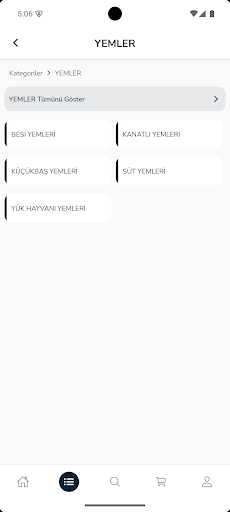 Yılmaz Zahirecilik ekran görüntüsü