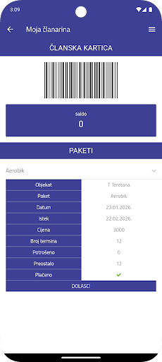 Sportski Centar Athleticon ekran görüntüsü