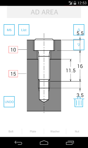 Bolt Length - (Nominal Length) ekran görüntüsü