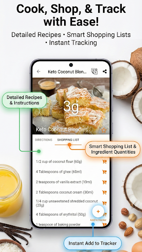 Keto Diet: Tracker & Recipes ekran görüntüsü