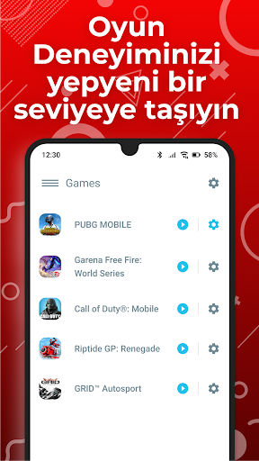 Gaming Mode: Oyun yükseltici ekran görüntüsü