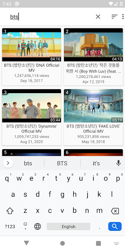 K-POP Tube Popüler Videolar ekran görüntüsü
