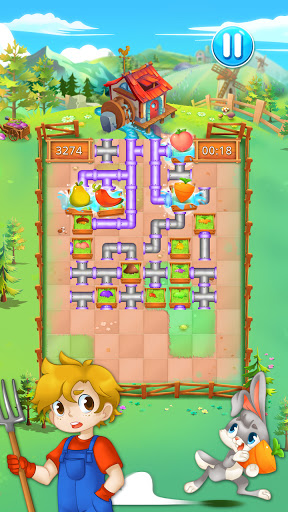 Happy farm : make water pipes ekran görüntüsü