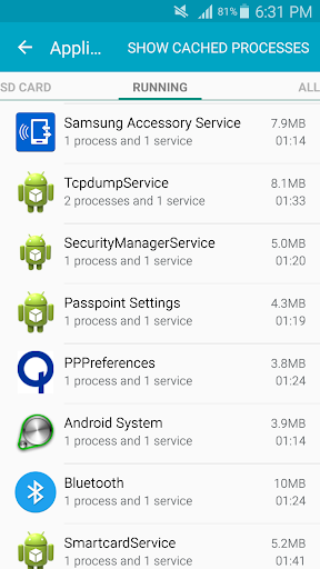 Samsung Accessory Service ekran görüntüsü