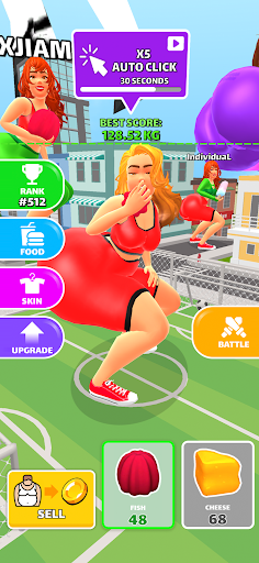 Eating Hero: Twerk Clicker ekran görüntüsü