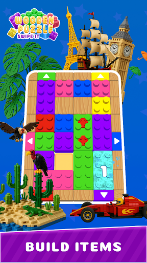 Swipe It: Board Wooden Puzzle ekran görüntüsü