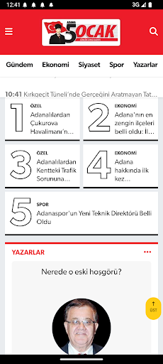 5 Ocak Gazetesi ekran görüntüsü