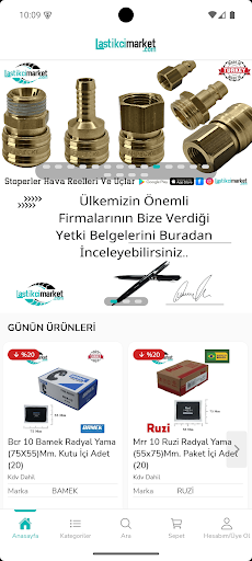 Lastikci Market ekran görüntüsü