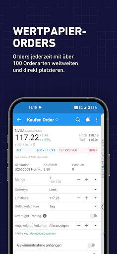CapTrader Trading ekran görüntüsü