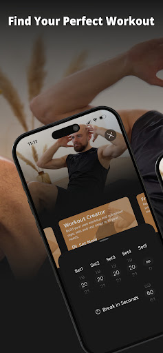 GOLDEN Sit ups - Abs Workout ekran görüntüsü