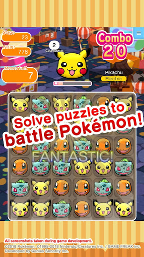 Pokémon Shuffle Mobile ekran görüntüsü
