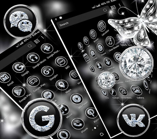 Glassy Butterfly LauncherTheme ekran görüntüsü
