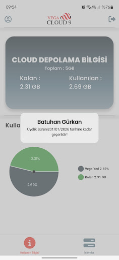 Vega Cloud9 ekran görüntüsü