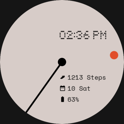 Retro Analog Watch Face ekran görüntüsü