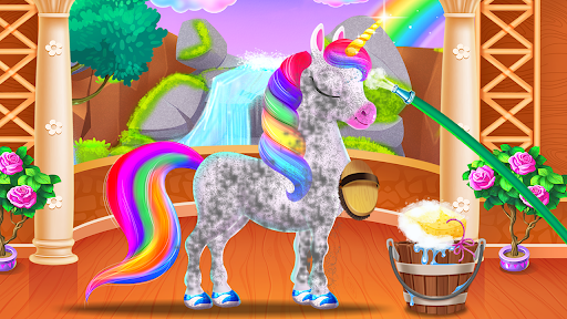 Rainbow Baby Unicorn Pet ekran görüntüsü