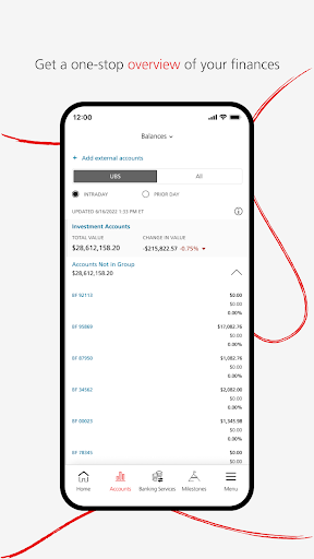 UBS Wealth Management ekran görüntüsü