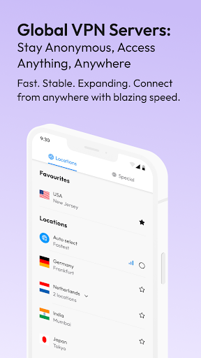Cure VPN: Private & Secure VPN ekran görüntüsü