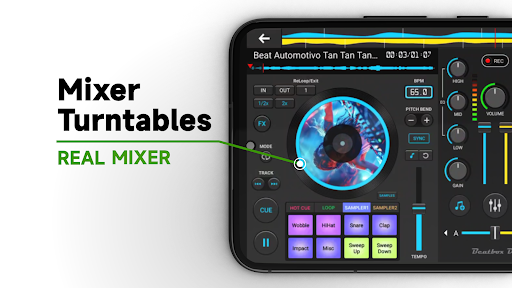 DJ Müzik karıştırıcısı ekran görüntüsü