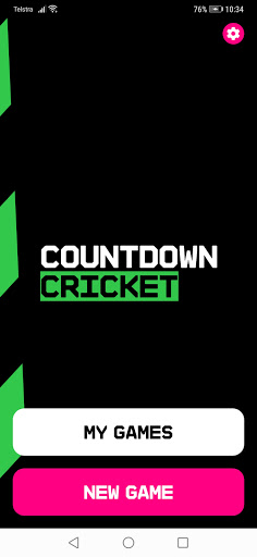 Countdown Cricket ekran görüntüsü