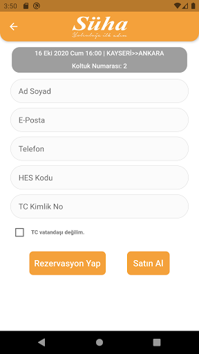 Süha Turizm ekran görüntüsü