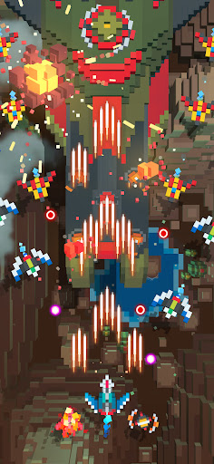 Sky Wings: Pixel Fighter 3D ekran görüntüsü