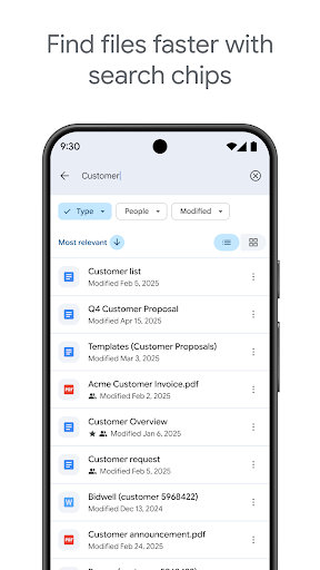Google Drive ekran görüntüsü