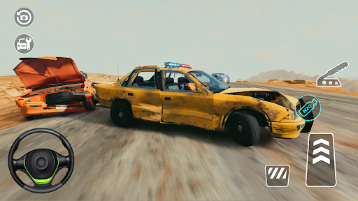 Jumping Car Damage Test Game ekran görüntüsü