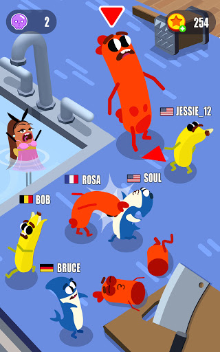 Sausage Wars.io ekran görüntüsü