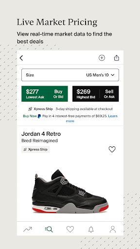 StockX - Sneakers and Apparel ekran görüntüsü