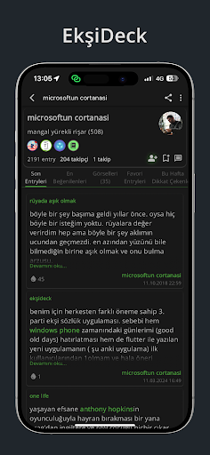 EkşiDeck ekran görüntüsü