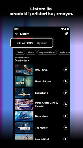 Netflix ekran görüntüsü